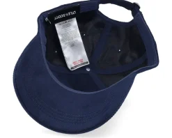 Embroidered Corduroy Dark Navy Dad Cap - Lyle & Scott