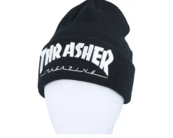 Embroidered Logo Black/White Cuff - Thrasher