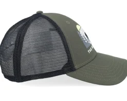 Embroidered Mudder Taupe Green/Black Trucker - The North Face
