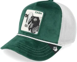 Emerald Cow Velvet Jewel Tones Green A-Frame Trucker - Goorin Bros.