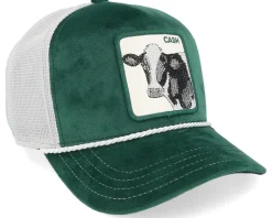 Emerald Cow Velvet Jewel Tones Green A-Frame Trucker - Goorin Bros.