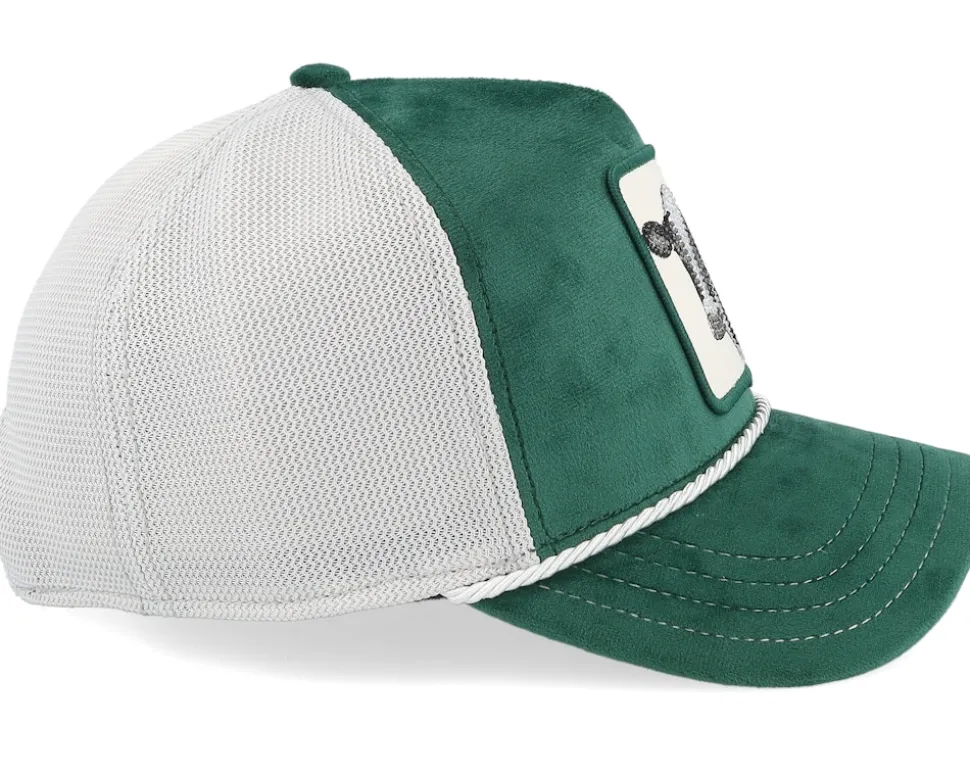 Emerald Cow Velvet Jewel Tones Green A-Frame Trucker - Goorin Bros.