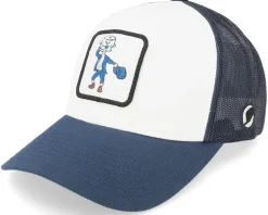 Emil Soup Bowl White/Navy Trucker - Emil I Lönneberga