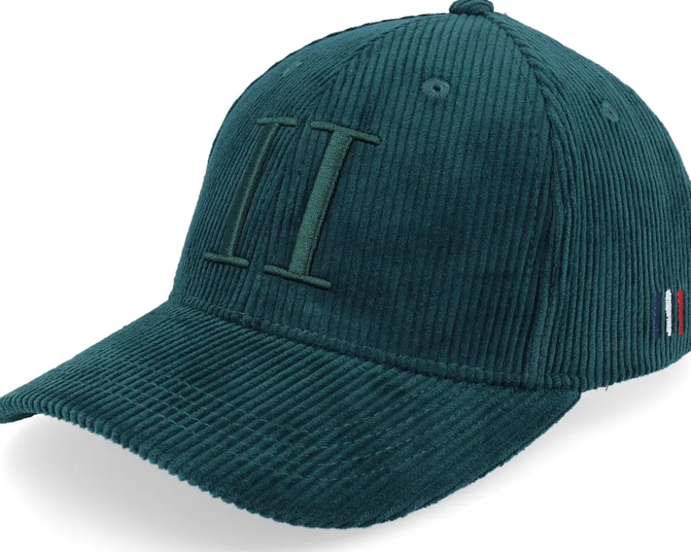 Encore Corduroy Cap Pine Green Adjustable - Les Deux