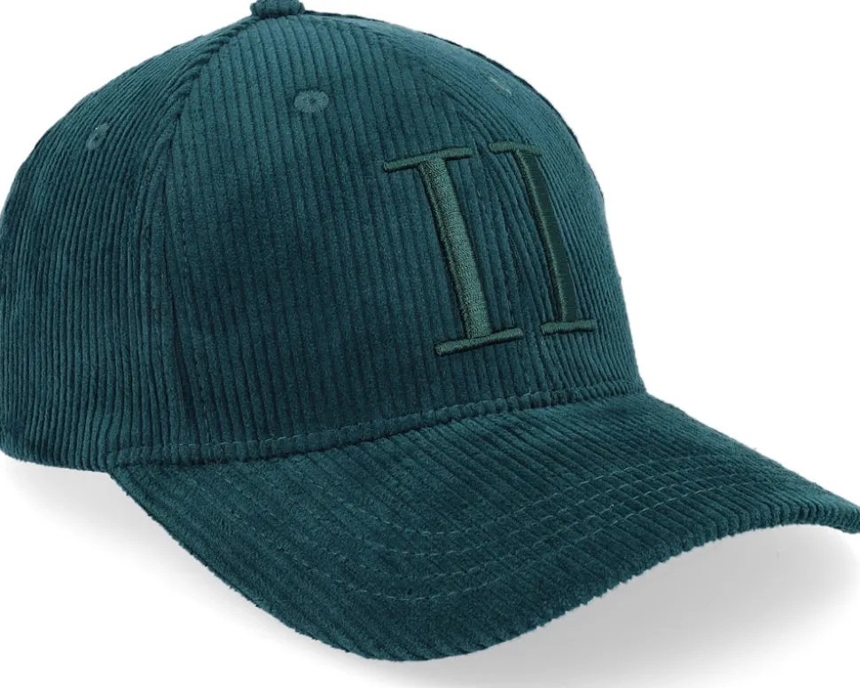 Encore Corduroy Cap Pine Green Adjustable - Les Deux
