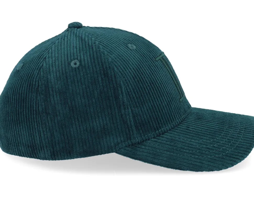 Encore Corduroy Cap Pine Green Adjustable - Les Deux