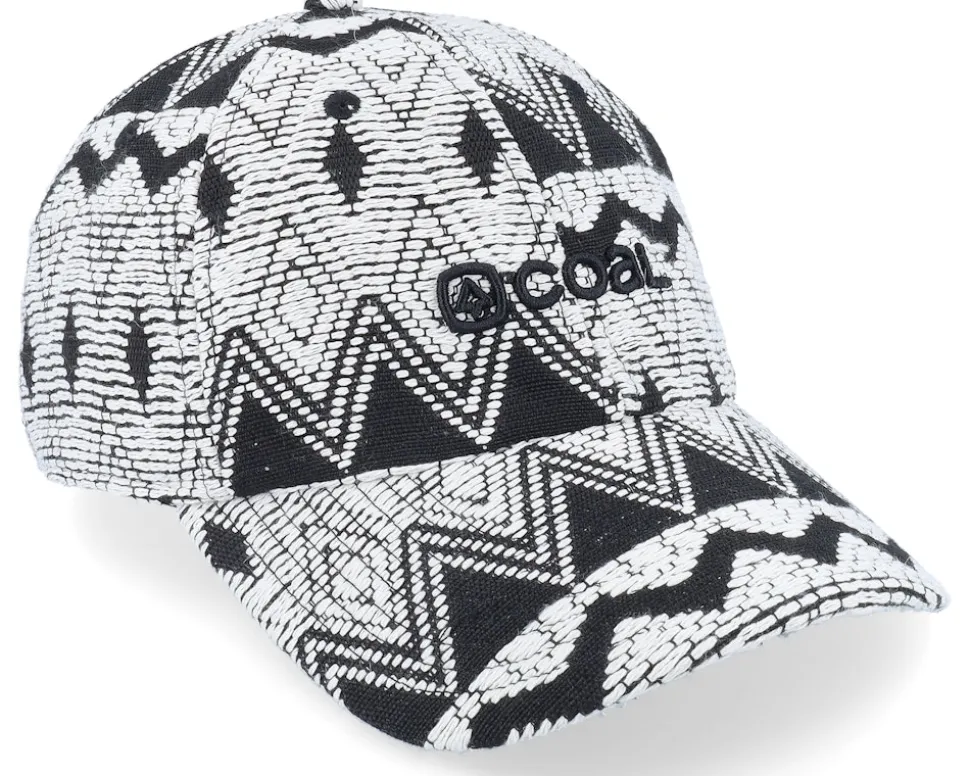 Encore White Geo Dad Cap - Coal