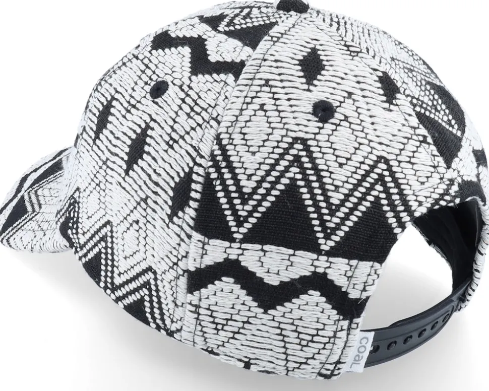 Encore White Geo Dad Cap - Coal
