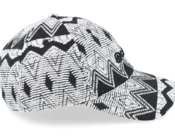 Encore White Geo Dad Cap - Coal