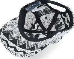 Encore White Geo Dad Cap - Coal