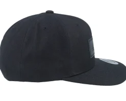 Engraved Alaska Mountain Box Patch Black Snapback - Wild Spirit
