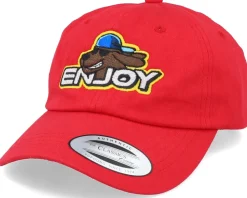 Enjoy Red Dad Cap Adjustable - Iconic
