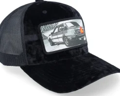 Epa Car Pop Art Velvet Black A-Frame Trucker - Calza Pennello