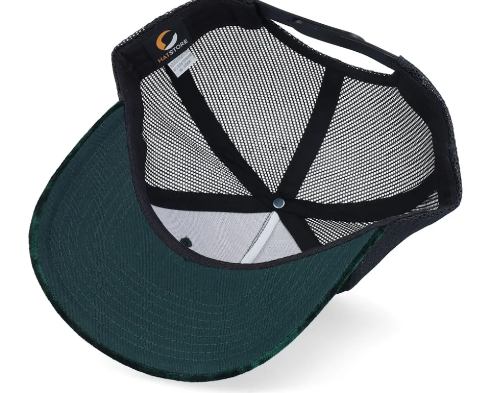 Epa Car Pop Art Velvet Green/Black A-Frame Trucker - Calza Pennello