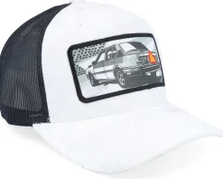 Epa Car Pop Art Velvet White/Black A-Frame Trucker - Calza Pennello