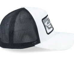 Epa Car Pop Art Velvet White/Black A-Frame Trucker - Calza Pennello