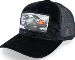 Epa Car Pop Art Velvet White/Black A-Frame Trucker - Calza Pennello