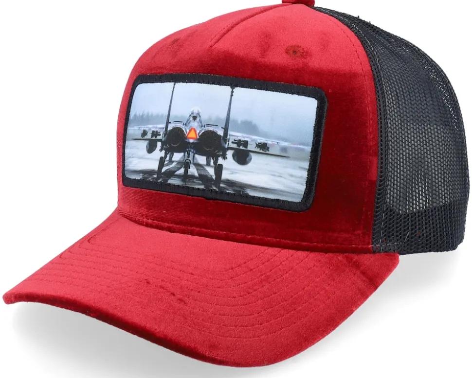 Epa Jet Fighter Velvet Black A-Frame Trucker - Calza Pennello