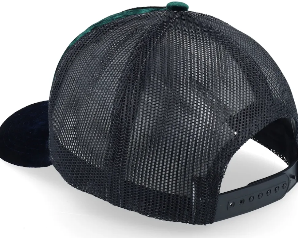 Epa Jet Fighter Velvet Green/Navy/Black A-Frame Trucker - Calza Pennello