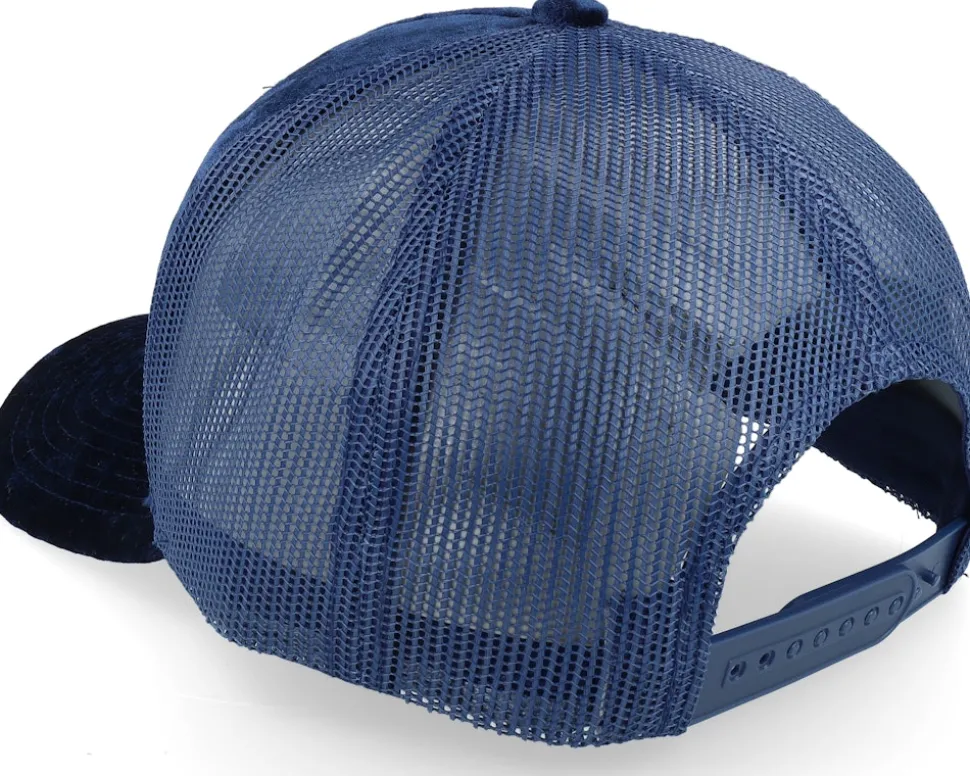 Epa Jet Fighter Velvet Navy A-Frame Trucker - Calza Pennello