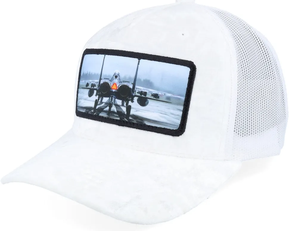 Epa Jet Fighter Velvet Navy A-Frame Trucker - Calza Pennello