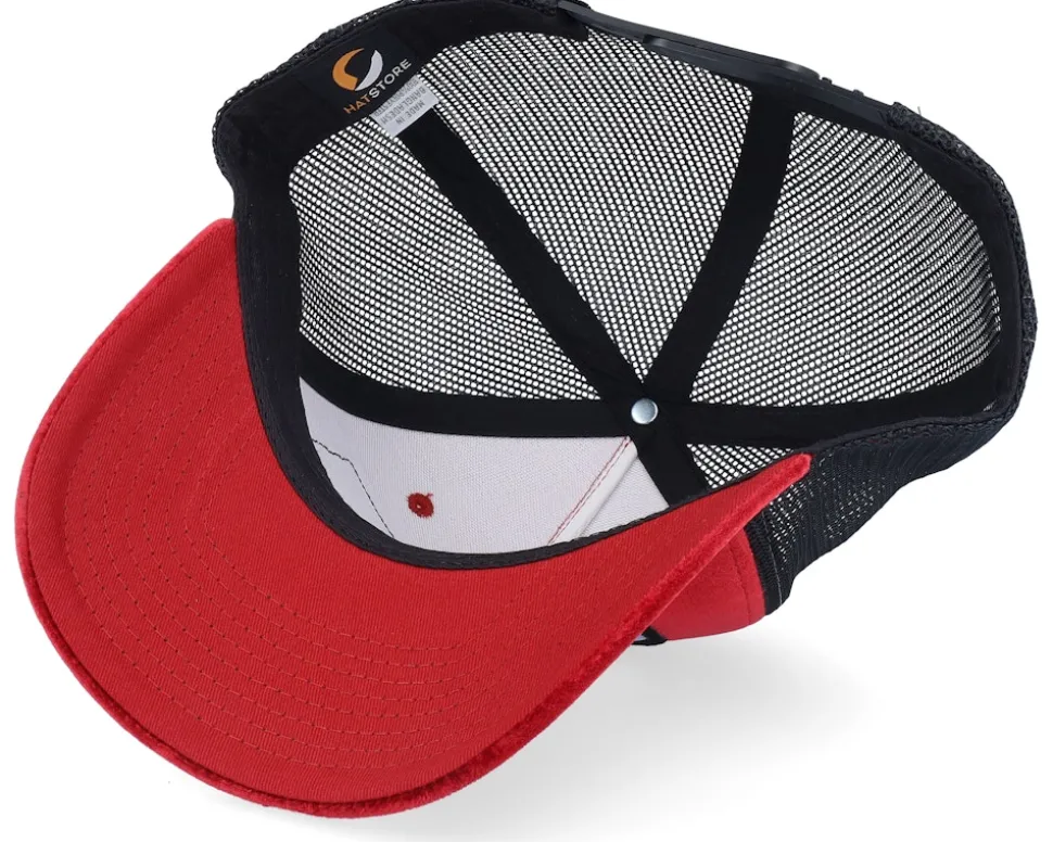 Epa Jet Fighter Velvet Red/Black A-Frame Trucker - Calza Pennello