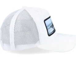 Epa Jet Fighter Velvet White A-Frame Trucker - Calza Pennello