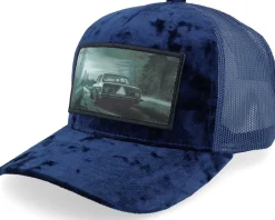 Epa Tractor Patch Velvet Navy Trucker - Iconic