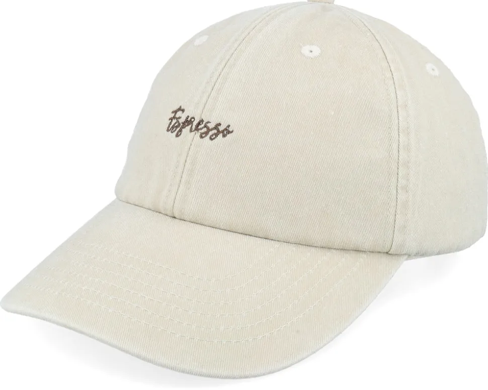 Espresso Vintage Washed Sand Dad Cap - Iconic