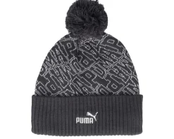 Essential Beanie Black Pom - Puma