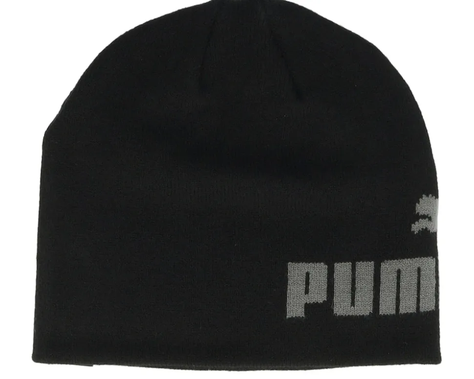 Essential No 1 Logo Cuffless Jr Black Beanie - Puma