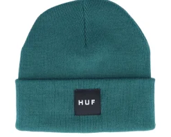 Essentials Box Logo Beanie Sycamore Cuff - HUF