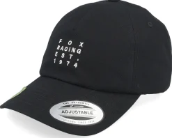 Est.1974 Hat Black Dad Cap - Fox