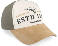 Estd 1829 Son Of A Fisherman Cotton Olive Adjustable - MJM Hats