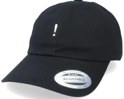 Exclamation Mark Black Dad Cap - Iconic