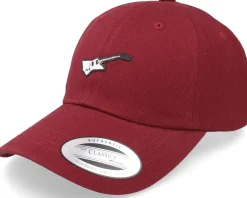 Explorer Guitar Patch Maroon Dad Cap