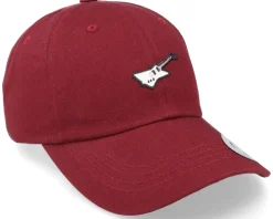 Explorer Guitar Patch Maroon Dad Cap