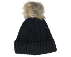 Ezah Beanie Black Pom - Picture