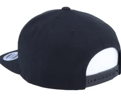 F Letter 3D Black Snapback - Iconic