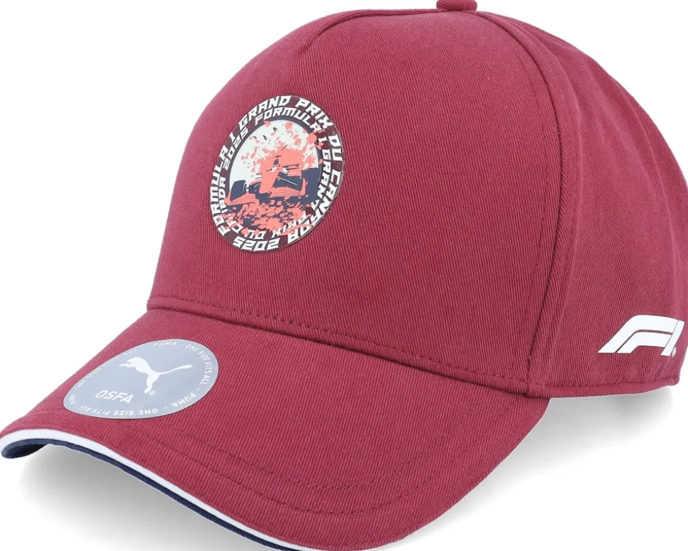 F1 Logo 25 Race Special Montreal Maroon Red A-Frame Adjustable - Puma