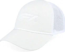 F1 Logo Boucle Foam White Heather Trucker - Formula One