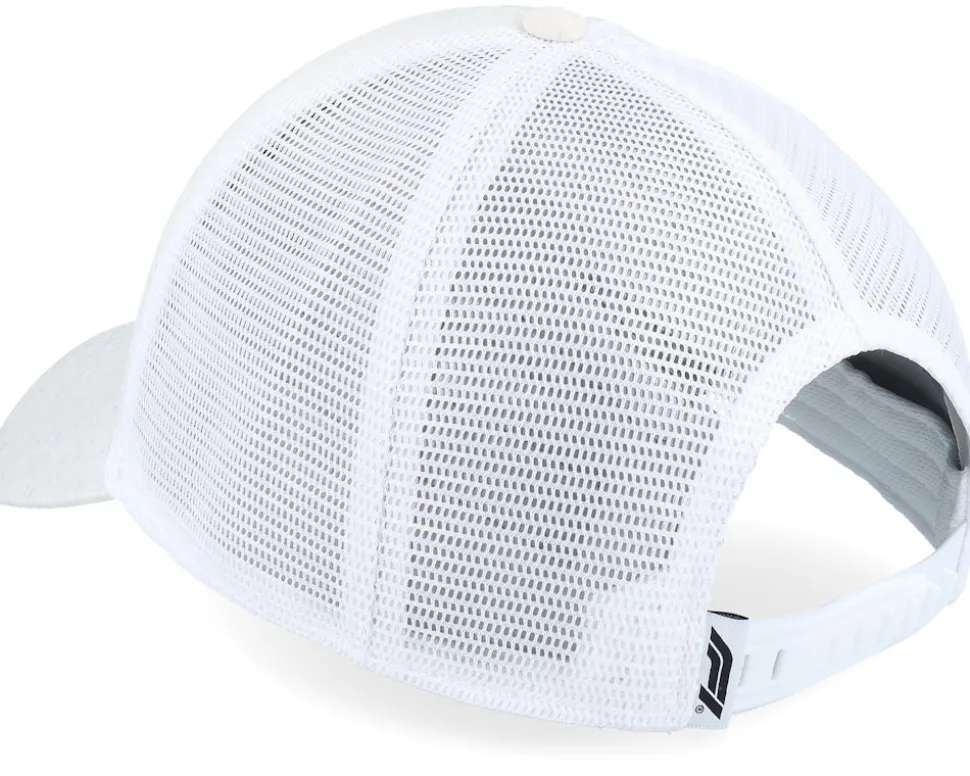 F1 Logo Boucle Foam White Heather Trucker - Formula One