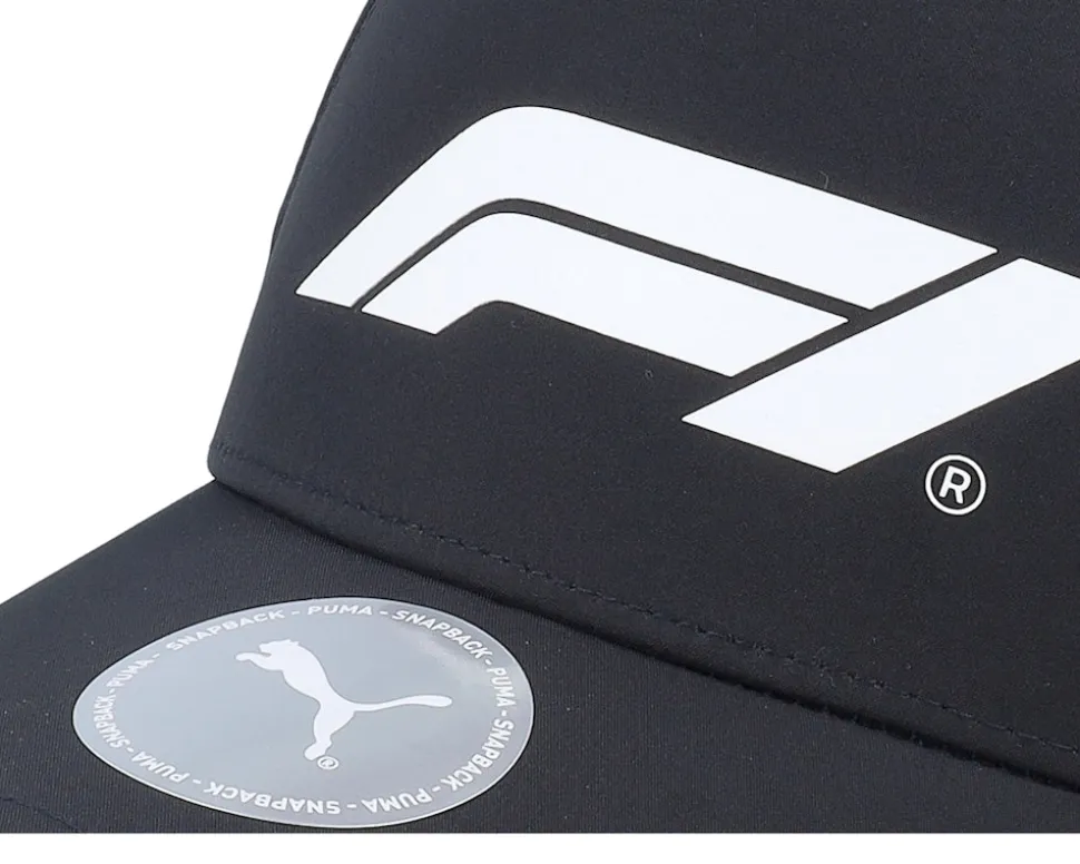 F1 Logo Puma Essential Black A-Frame Adjustable - Formula One