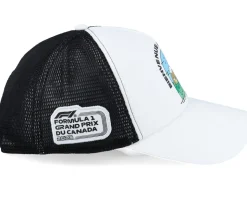 F1 Montreal Race Special Canada Grand Prix White/Black Trucker - Formula One