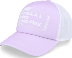 F1 Pastel Miami Purple Trucker - Formula One