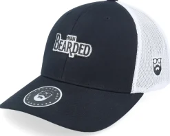 Fab Beardedmania Black/White Trucker - Bearded Man