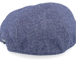 Fabric Blue Flat Cap - Seeberger