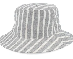 Fabric Stripe Black Bucket - Seeberger