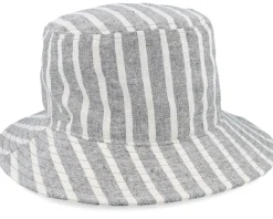 Fabric Stripe Black Bucket - Seeberger