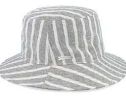 Fabric Stripe Black Bucket - Seeberger